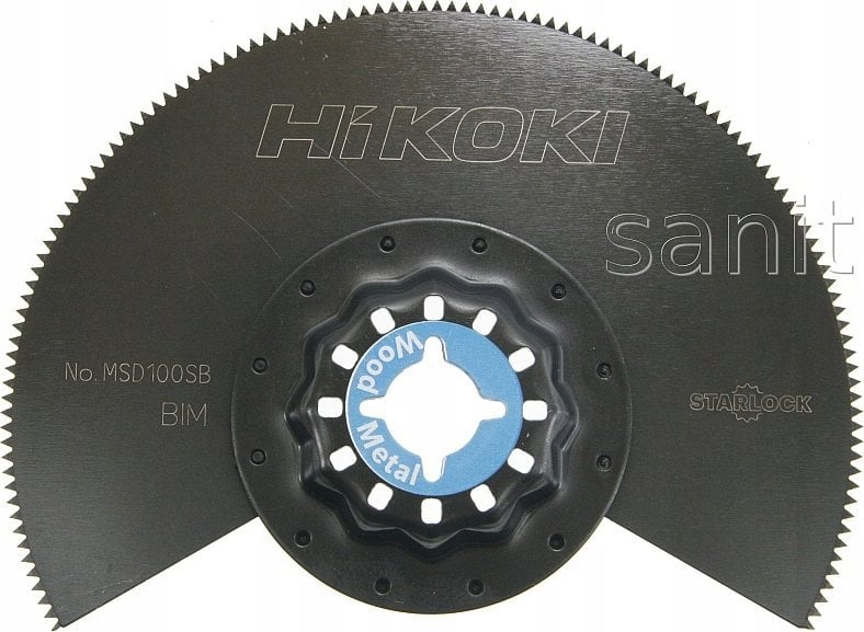 HIKOKI MT SAW BLADE FOR WOOD AND METAL STARLOCK MSD100SB