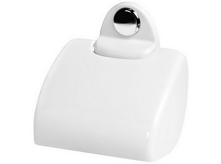 Bisk Uchwyt na papier toaletowy Sandra Biały (23402)