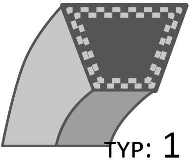 Pasek Mtd Napęd Noży /15.88X3175/Kevlar Gxl122 Dbr A-75404052