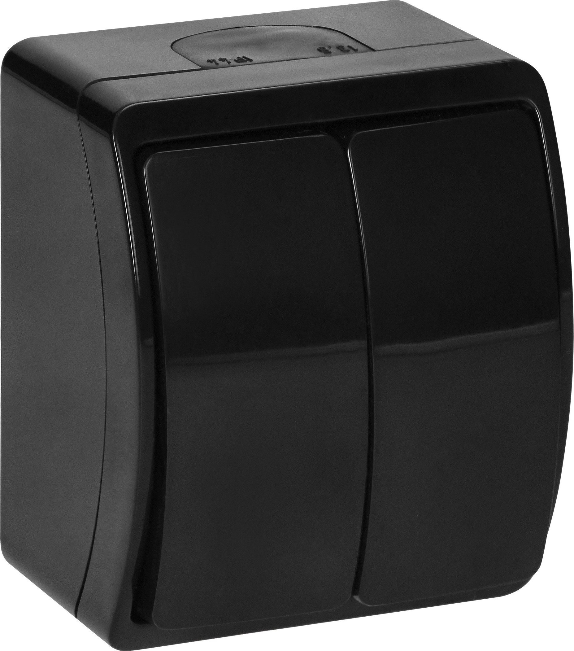 Orno Łącznik świecznikowy n/t AQUATIC, IP44, czarny