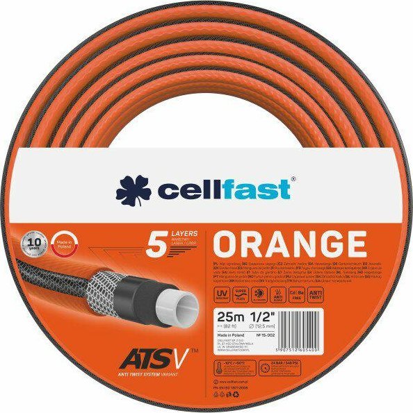 Cellfast CF.WĄŻ OGR. ORANGE 1/2" 65mb PL