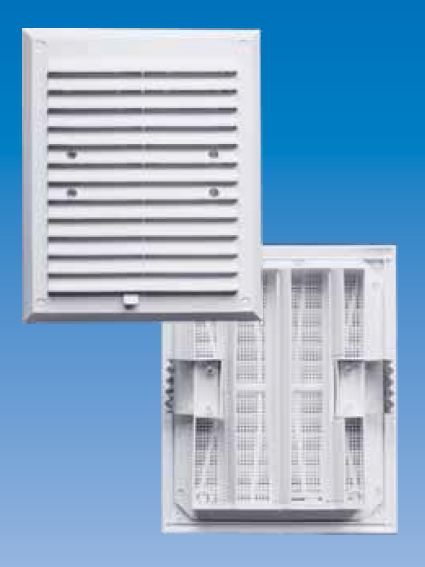 Maxpol Kratka wentylacyjna z żaluzją 175x215mm biała - 073