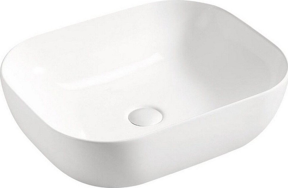 Umywalka Comad Umywalka łazienkowa, nablatowa, Smile, 50x40x15 cm, biały