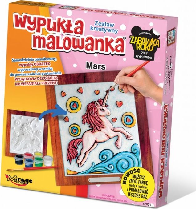 Wypukła malowanka - Jednorożec Mars