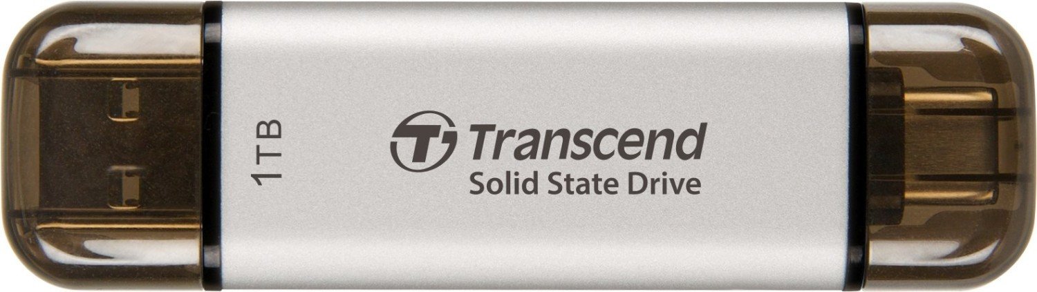 Dysk zewnętrzny SSD Transcend ESD310S 1TB Srebrny (TS1TESD310S)