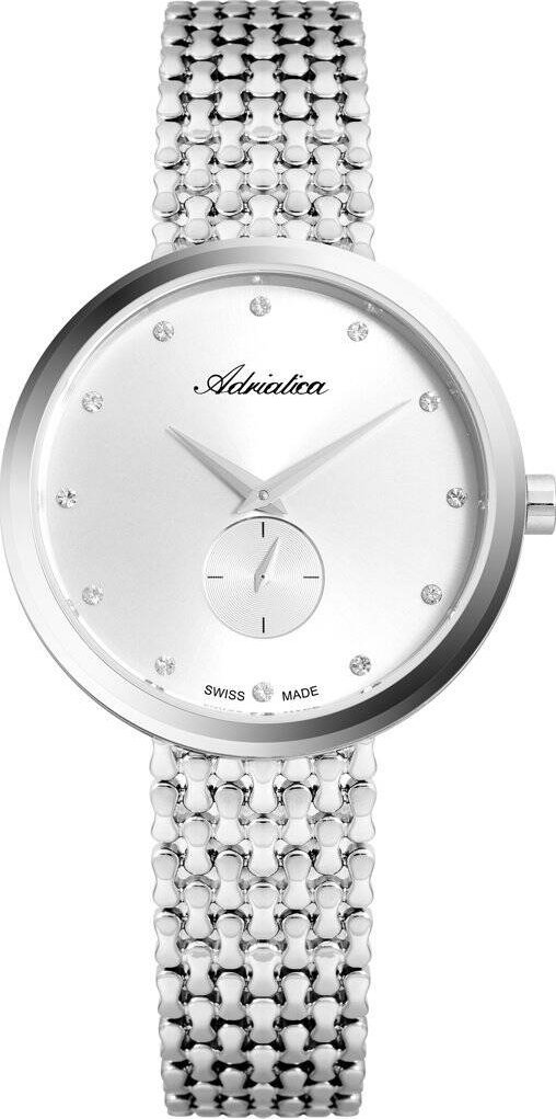 Zegarek Adriatica Zegarek Damski Adriatica na bransolecie A3724.5143Q - Zegarek Kwarcowy Swiss Made