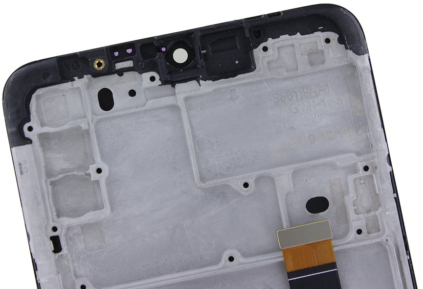 Mobilepart Wyświetlacz do Wyświetlacz Samsung A20s LCD Ramka