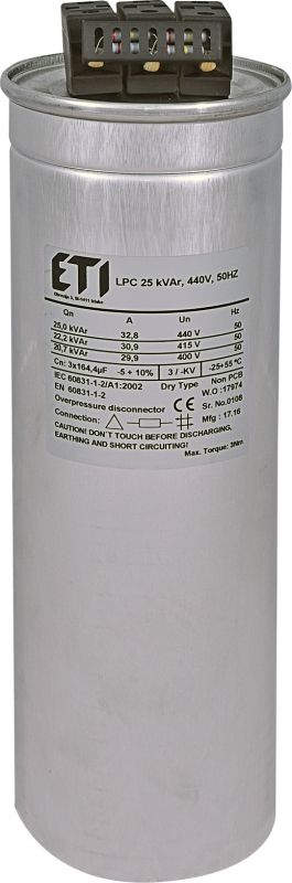 Eti-Polam Kondensator CP LPC 10kVAr 440V 50HZ (004656760)