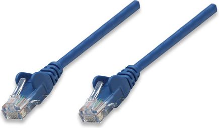 Intellinet Network Solutions PATCH CORD CAT5E UTP 0,5M NIEBIESKI 100% MIEDŹ (318129)