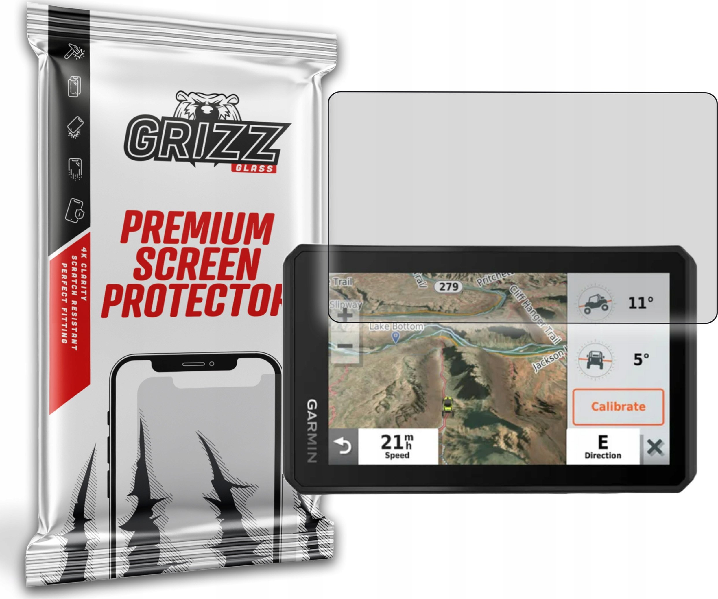 GrizzGlass Folia matowa GrizzGlass PaperScreen do Garmin Tread Base Edition