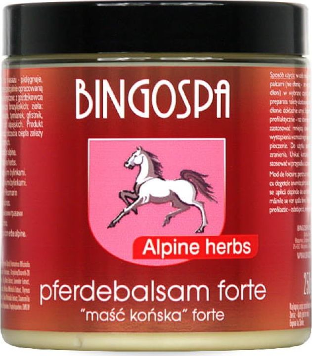 BingoSpa Balsam Forte z Alpejskim Ziołami BINGOSPA