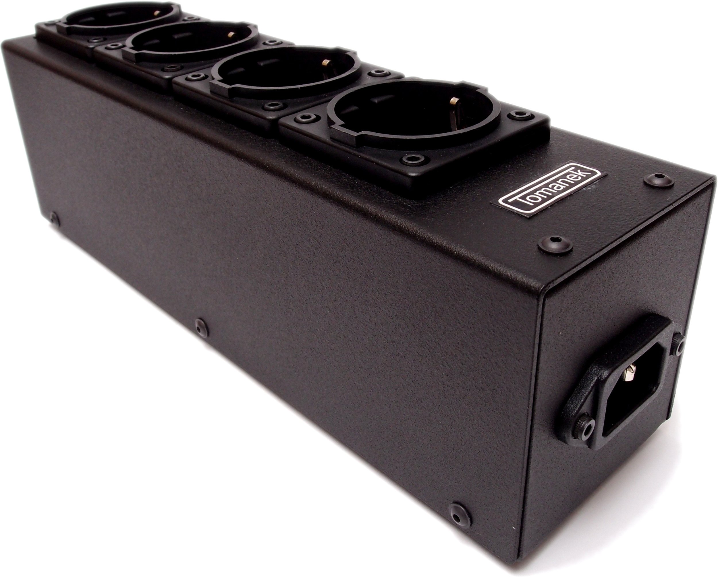 Tomanek TAP4S - Listwa zasilająca z filtrami na 4 gniazda jednorzędowa