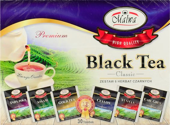 Malwa Malwa classic 30 kopert zestaw herbat czarnych