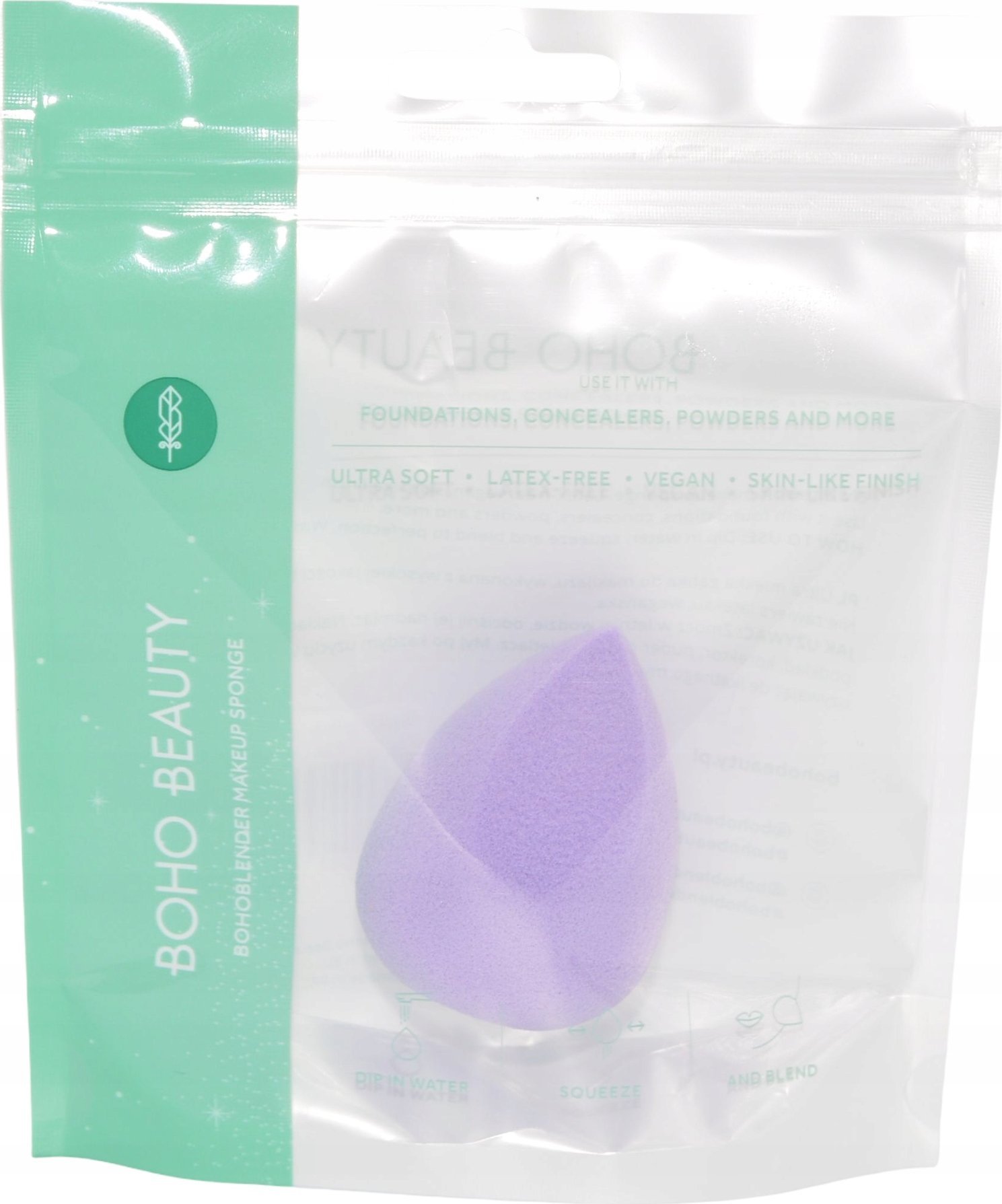 Beautyblender Pureness Set Beautyblender: Base Station, Makeup Sponge, Violet + Base Station, Brush & Sponge Cleanser Lotion, 90 ml + Beautyblender, C