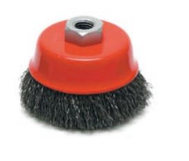 SZCZOTEX Szczotka doczołowa 80mm z gwintem M14