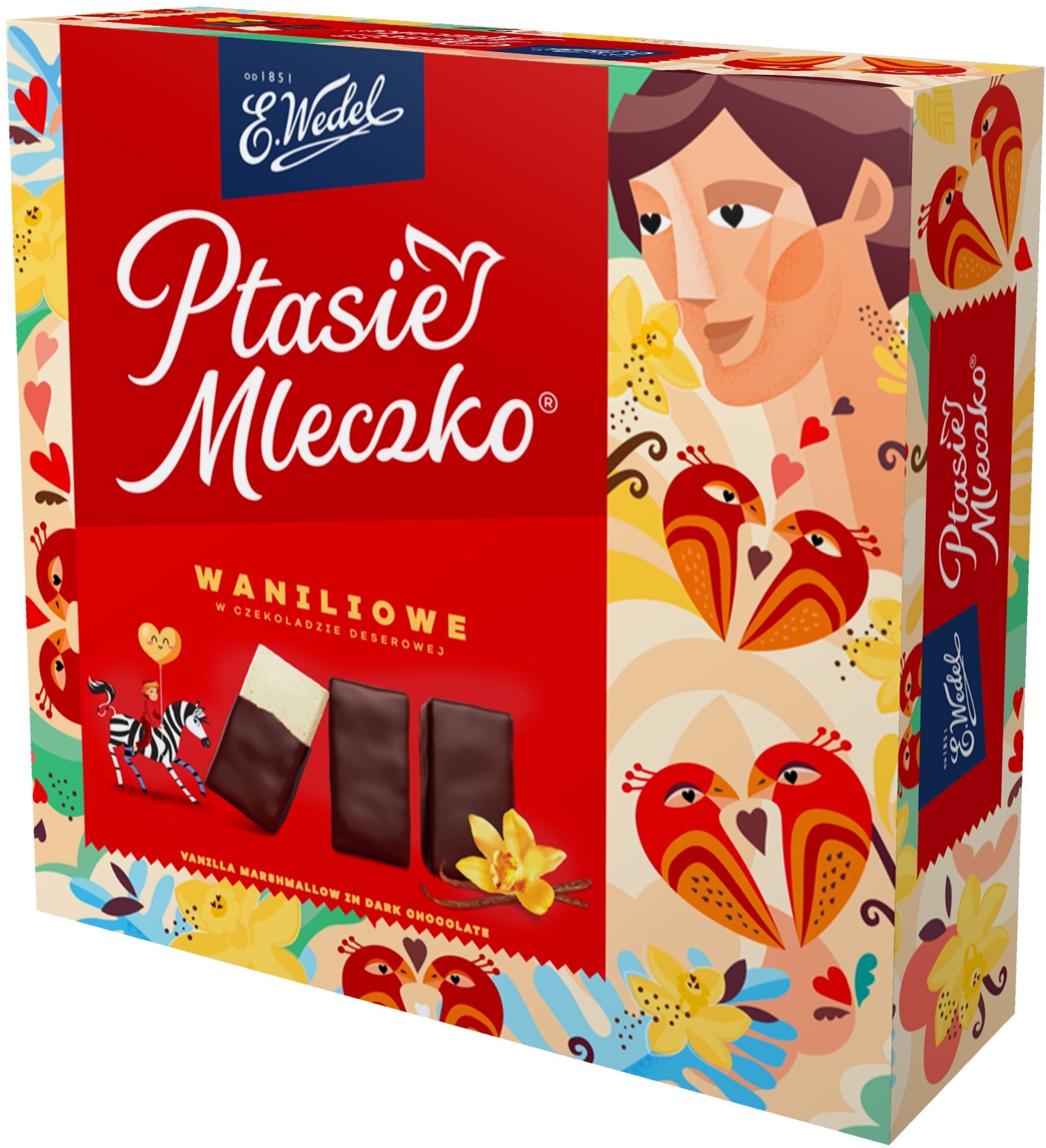 Wedel Ptasie mleczko E.WEDEL, waniliowe, 340g
