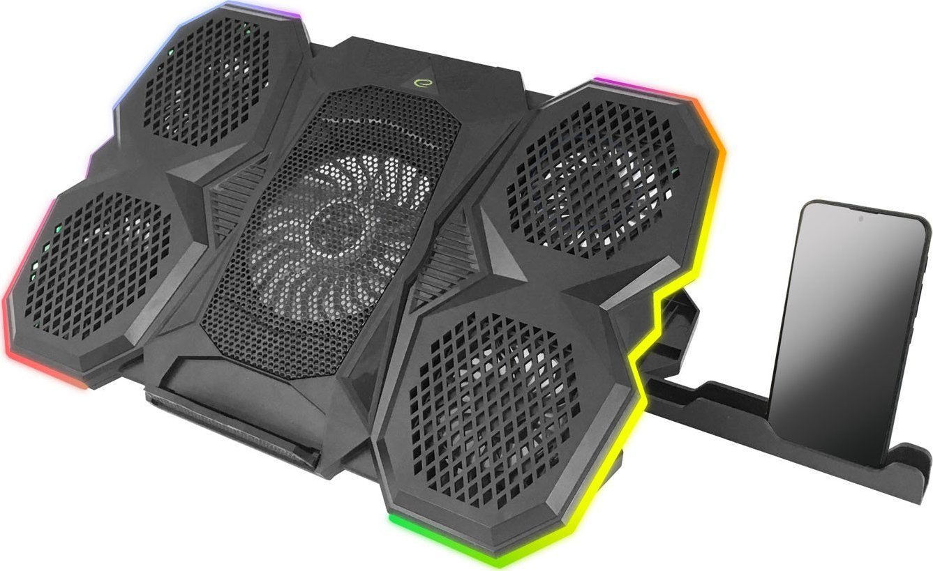 Podstawka chłodząca Esperanza RGB Breva 17" (ECG107)