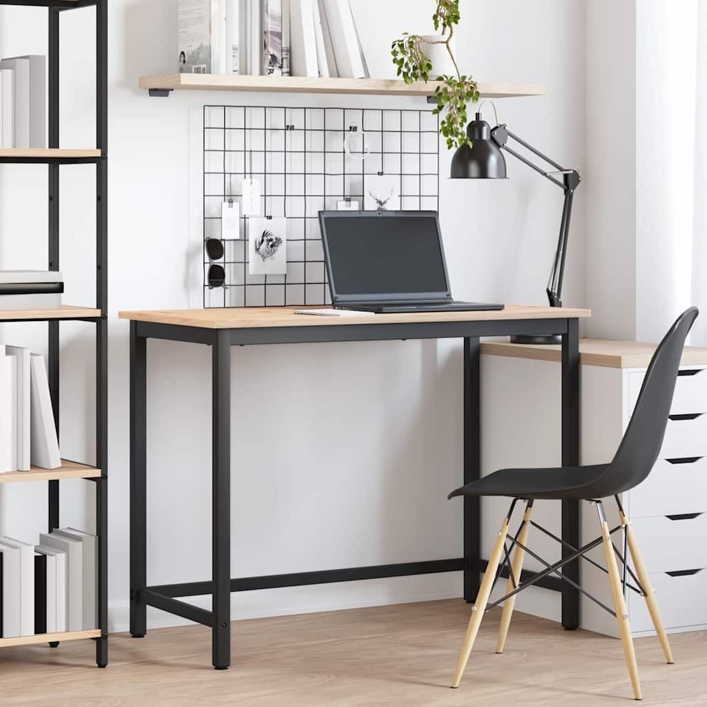 vidaXL stół 100 x 50 x 77 cm Drewno inżynieryjne i stal