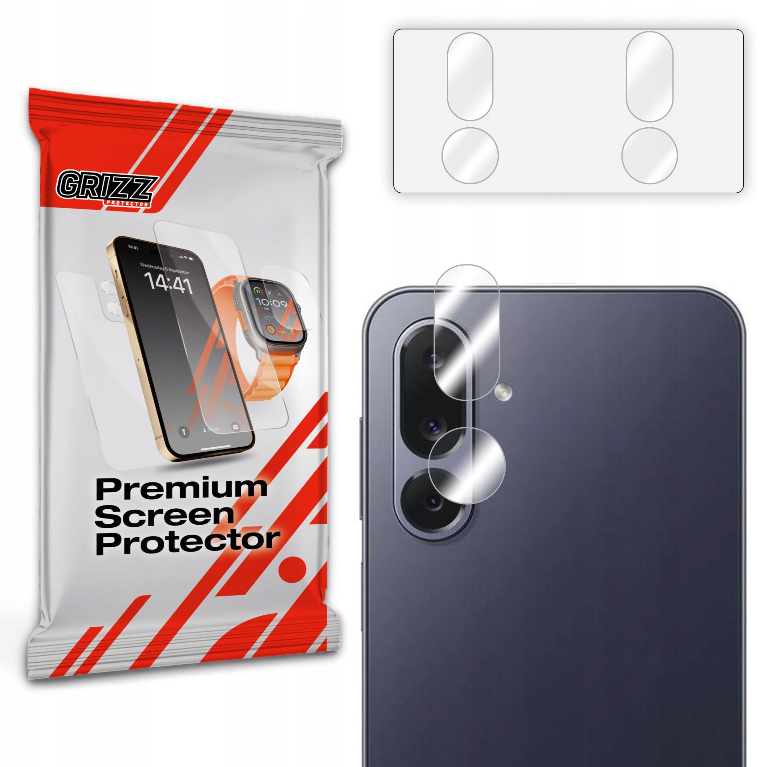 Szkło na aparat GrizzGlass HybridGlass Camera do Samsung Galaxy M36