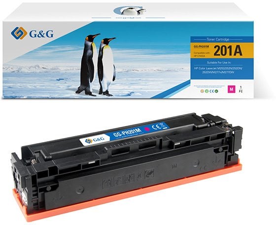 G&G kompatybilny toner z HP CF403A, NT-PH201M, HP 201A, magenta, 1330s