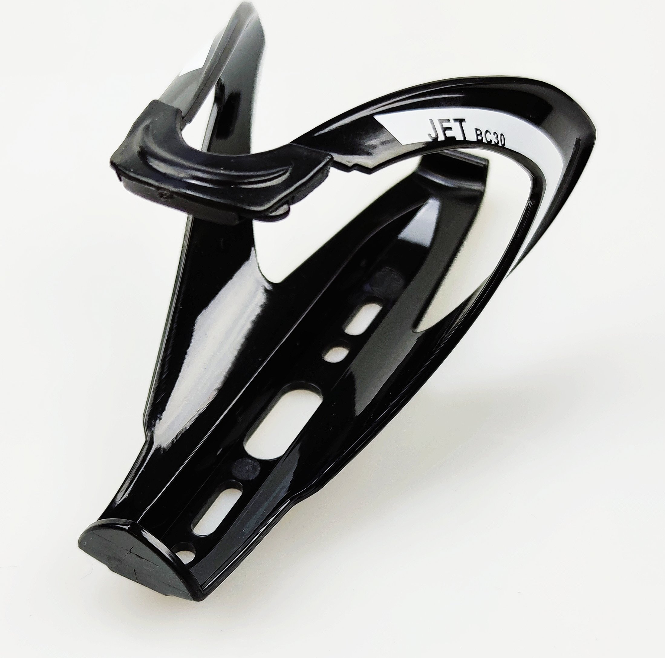 Blackburn KOSZYK BIDONU JET-BC30 SUPERLIGHT CZARNO-BIAŁY 30G