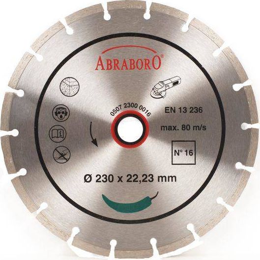 Abraboro Tarcza diamentowa 125 x 22/7 N16 (AB12500016)