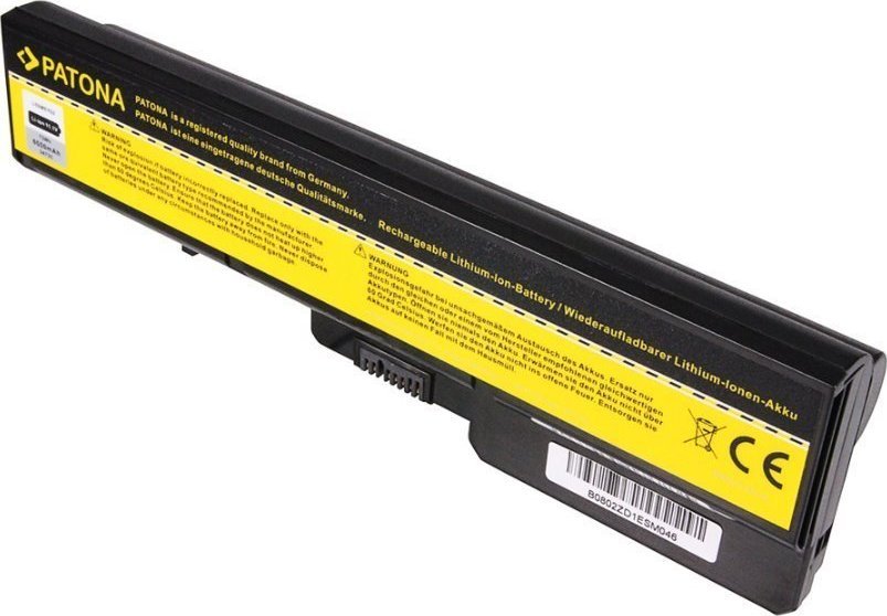 PATONA BATERIA DO LENOVO IDEAPAD G560 6600 MAH LI-ION 11,1 V PT2473