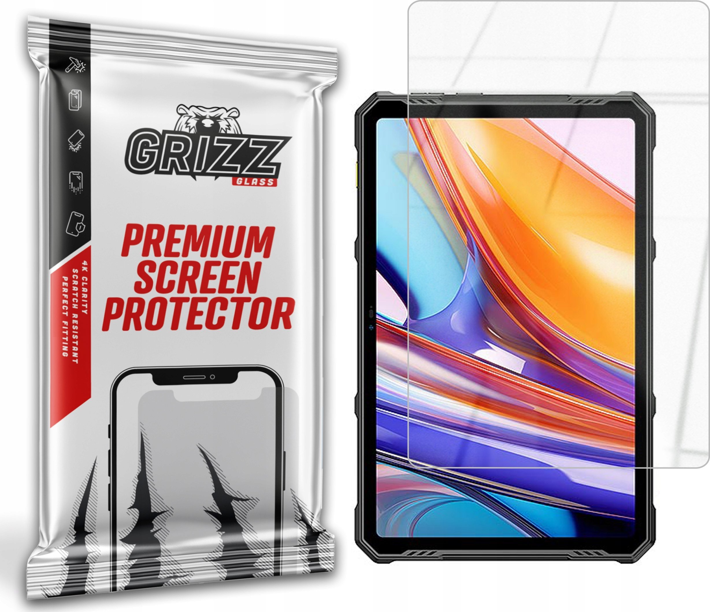 GrizzGlass Szkło hybrydowe GrizzGlass HybridGlass do Ulefone Armor Pad 3 Pro