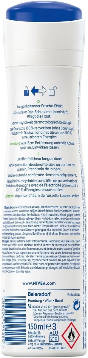 NIVEA Antyperspirant damski Fresh Pure 150 ml