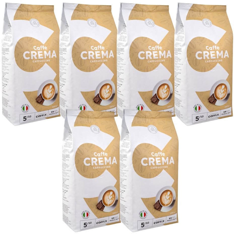 Kawa włoska ziarnista Caffe Crema Cappuccino 6kg