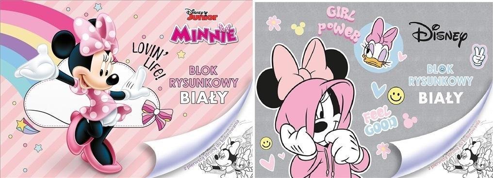 Beniamin Blok rysunkowy A4/20K biały Minnie Mouse