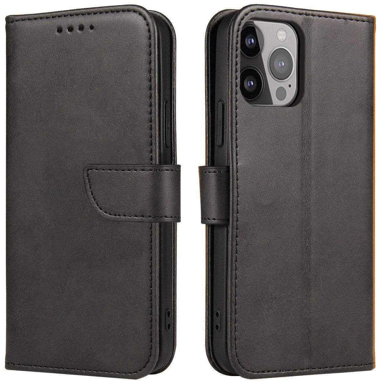 Hurtel Etui z klapką i portfelem Magnet Case do Oppo A98 5G - czarne
