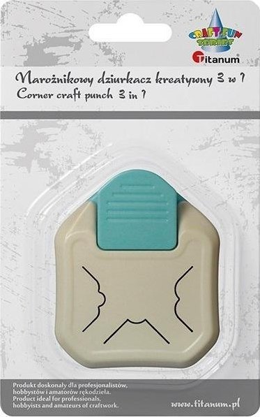 Titanum Dziurkacz z motywem narożnikowy 3w1