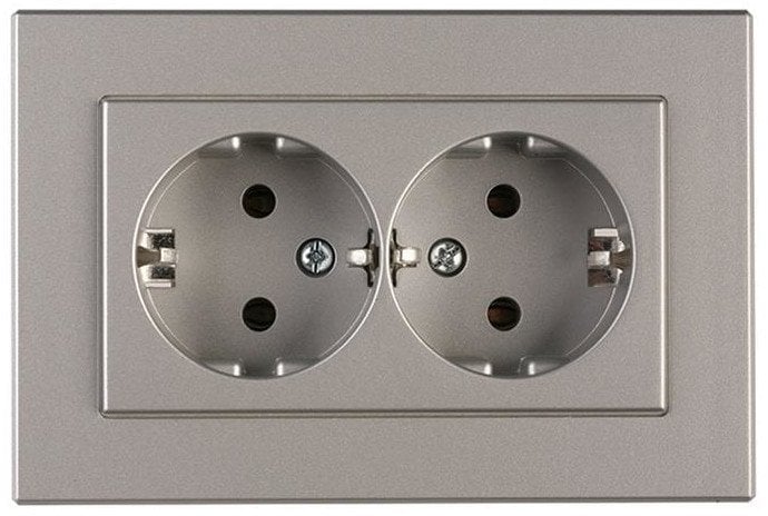 SOCKET VILMA XP500 1+1 W/E MET