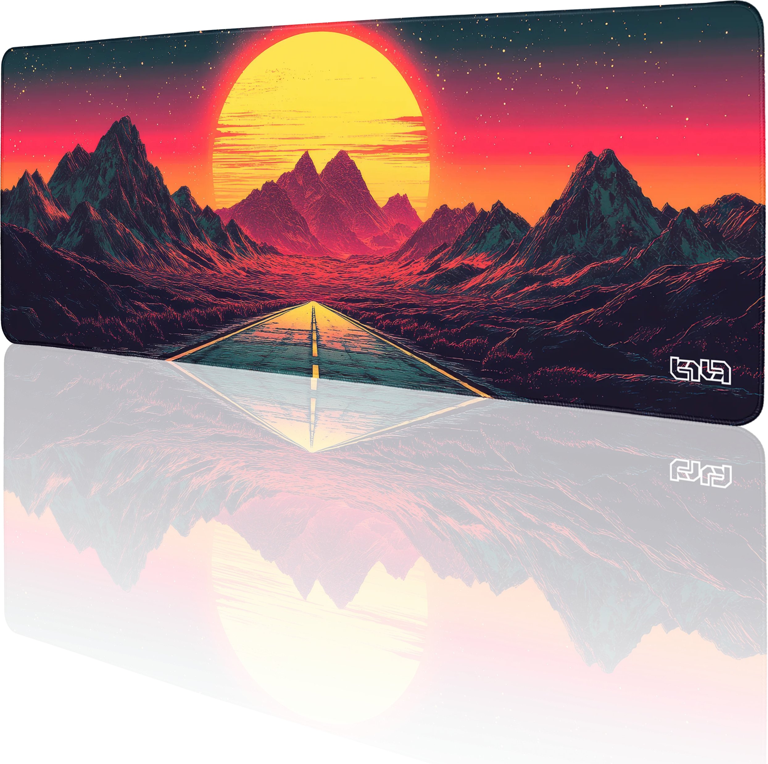 PODKŁADKA GAMINGOWA Night Drive 80x30 TILT Duża Dla gracza Wytrzymała