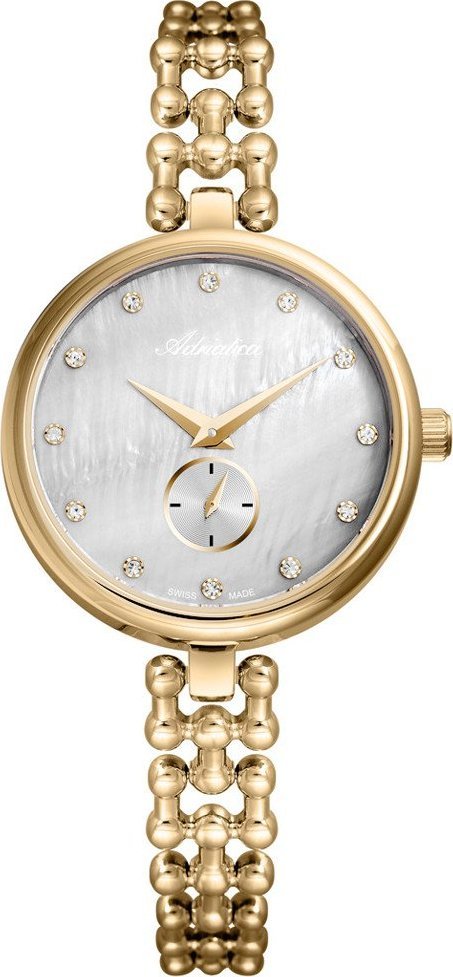 Zegarek Adriatica Zegarek damski Adriatica A3727.114ZQ złoty
