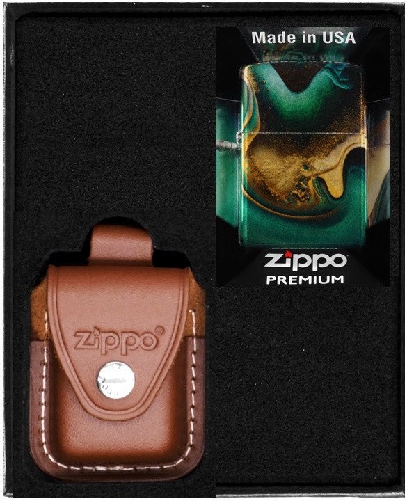 Zestaw ZIPPO Zapalniczka MARBLE DESIGN Prezentowy No4