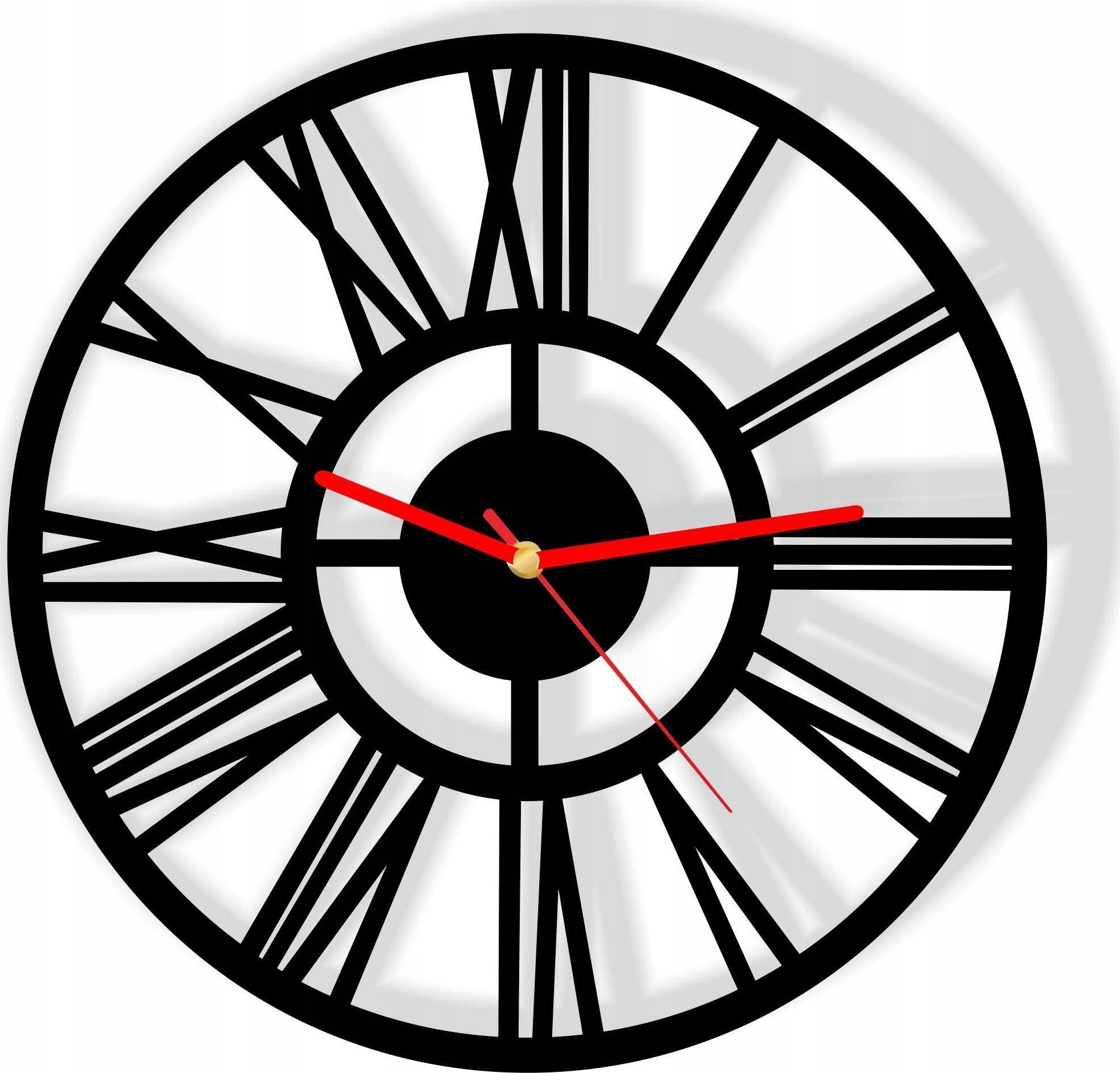 naSciane Zegar ścienny RZYMSKI cyfry rzymskie do salonu