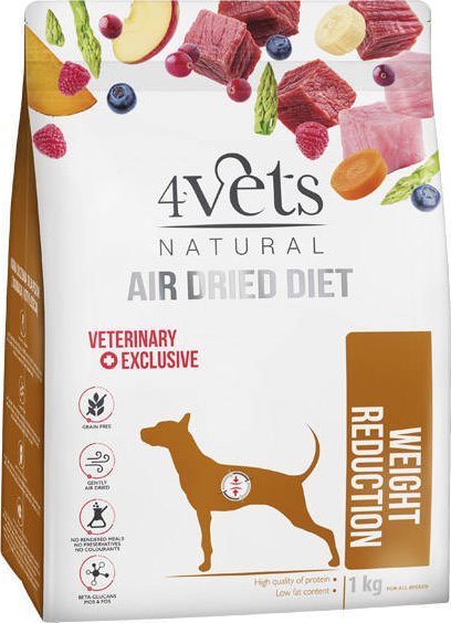 4Vets Natural Weight Reduction z wołowiną 1kg
