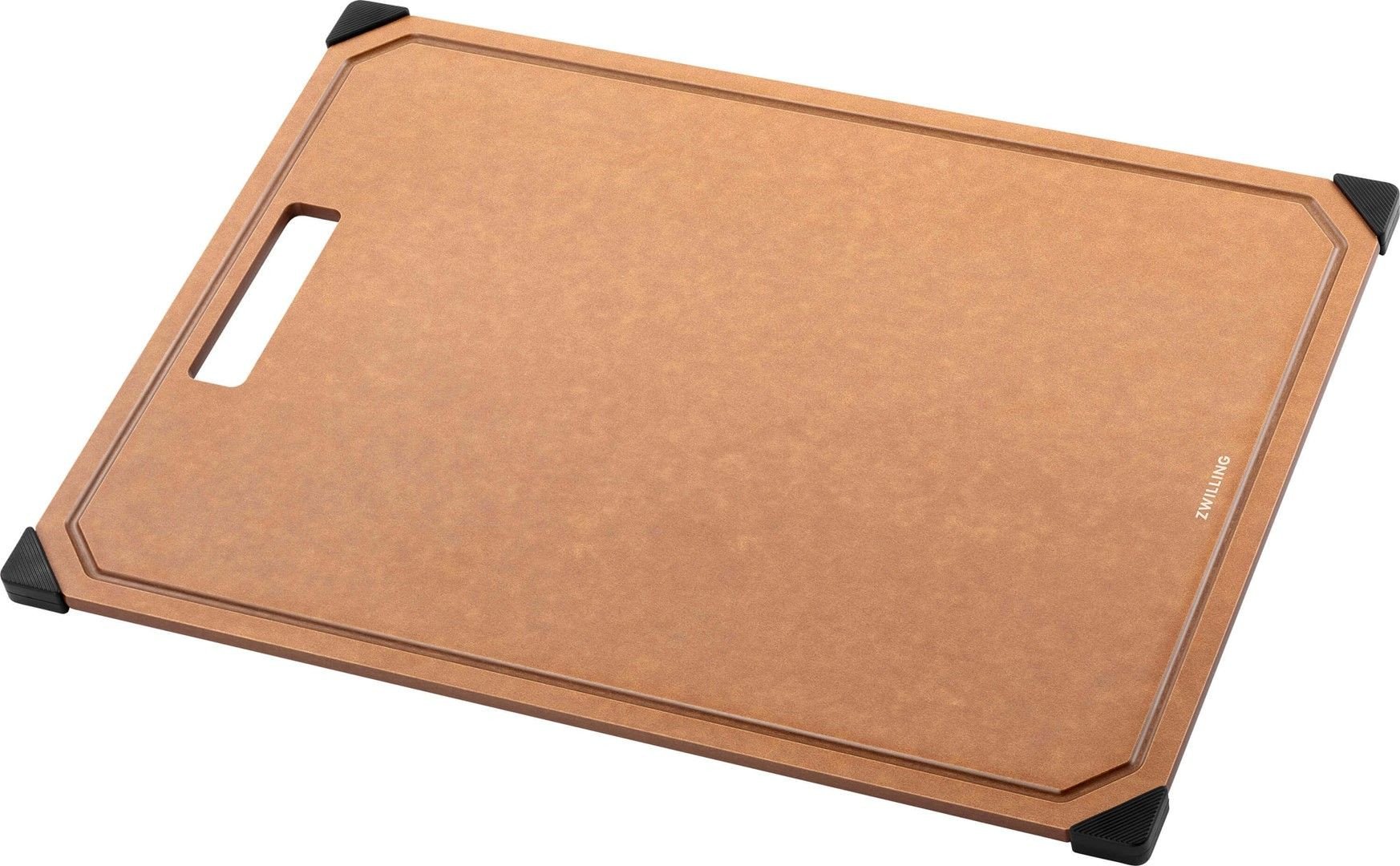 ZWILLING Deska kuchenna z włókna drzewnego - 42 x 30 cm, Brązowy