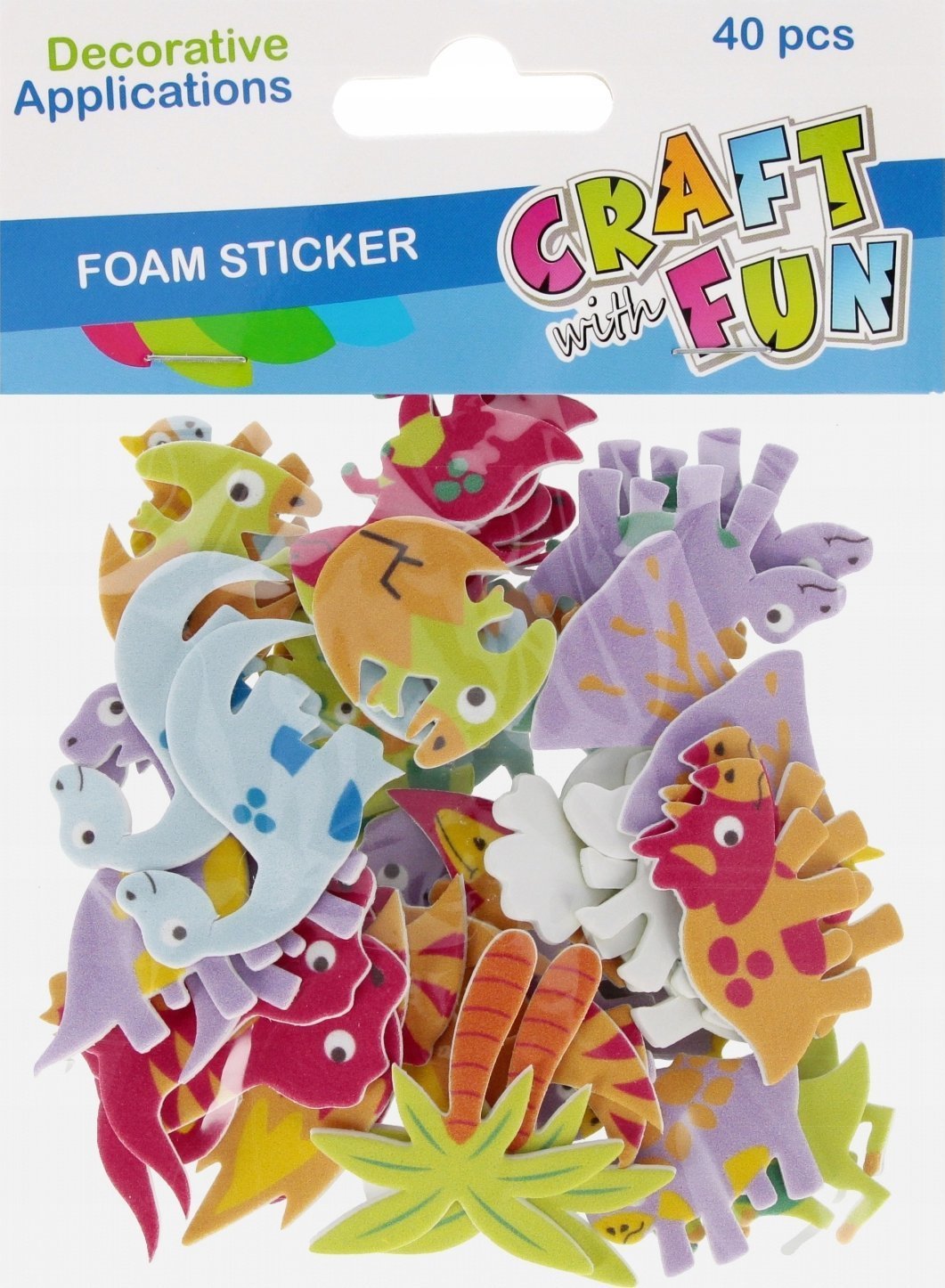 OZDOBA DEK EVA DINO SPRZYL 40SZT CF 12/288