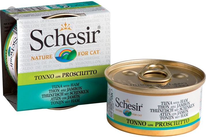 Schesir SCHESIR KOT 70g pusz. TUŃCZYK+SZYNKA