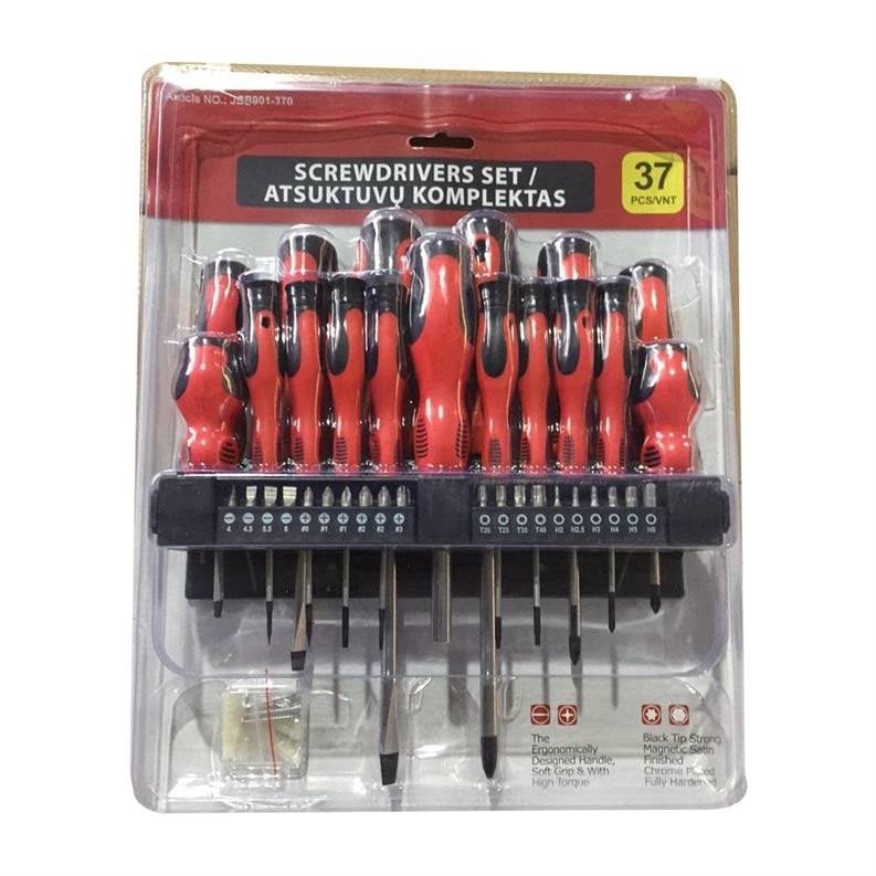 SCREWDRIVERS SET, 37 PCS
