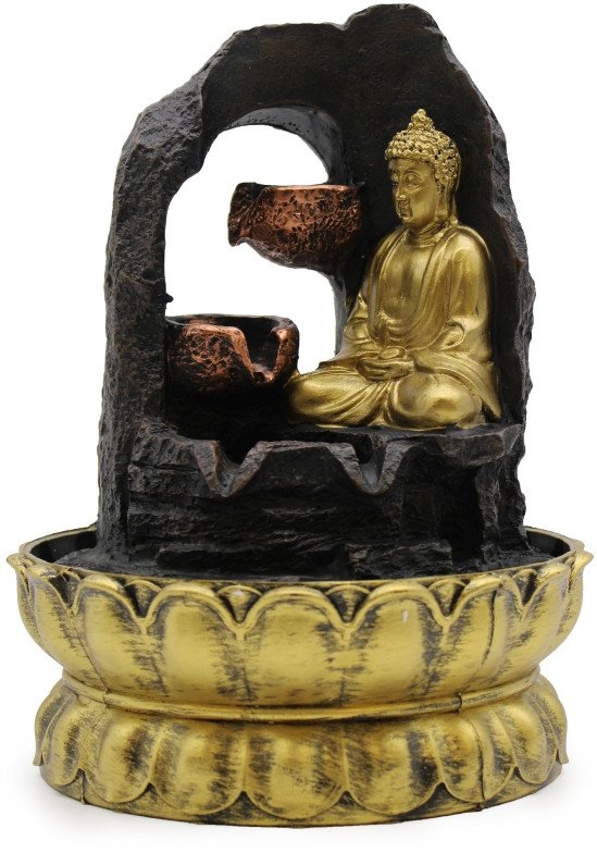 Domowa Fontanna Wodna - Medytujący Budda