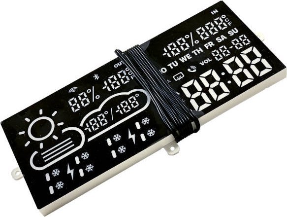 FDS-06A: Weather station WiFi 2.4GHz, black, slim