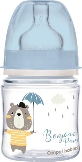 Canpol CANPOL Szeroka Butelka Antykolkowa 120ml Easy Start