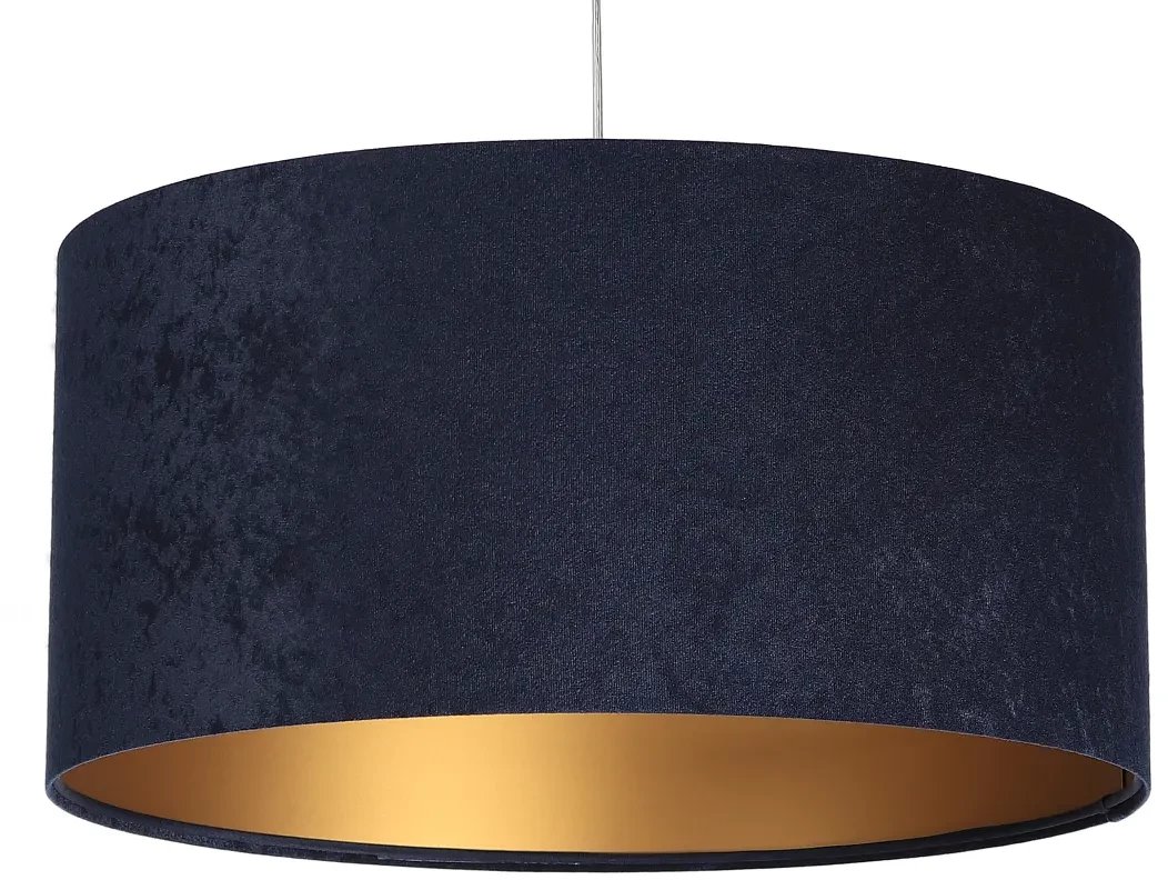 Lampa wisząca HOME 50 granatowa/złota BPS KONCEPT