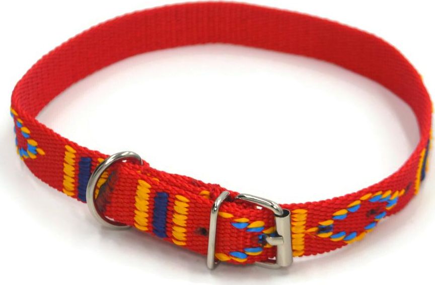 Alizoo Obroża z metalową klamerką 20mm dla średnich psów - ALIZOO