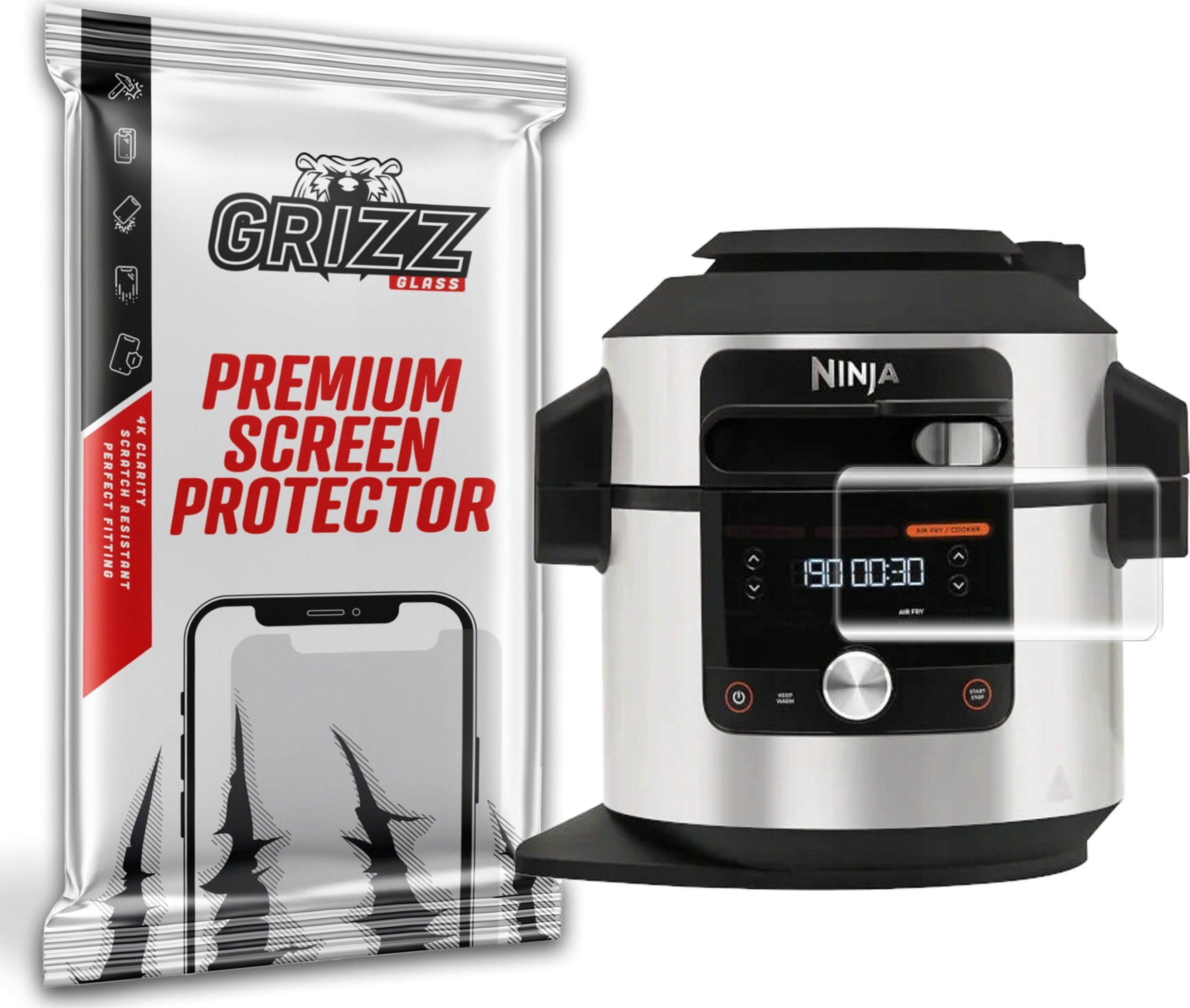 GrizzGlass Folia hydrożelowa GrizzGlass Hydrofilm do Multicooker Ninja Foodi SmartLid