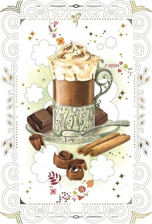 DA VINCI Karnet 12x18 cm B-BD 502 092 + koperta Kawa